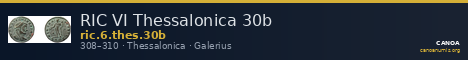 RIC VI Thessalonica 30b — CANOA