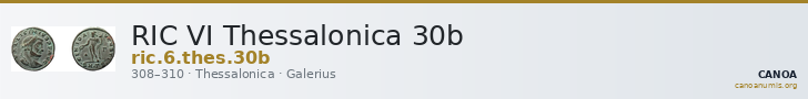 RIC VI Thessalonica 30b — CANOA