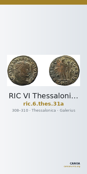 RIC VI Thessalonica 31a — CANOA
