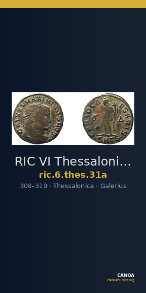 RIC VI Thessalonica 31a — CANOA
