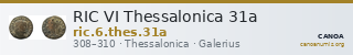 RIC VI Thessalonica 31a — CANOA