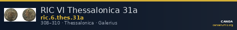 RIC VI Thessalonica 31a — CANOA