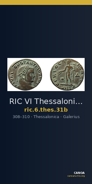 RIC VI Thessalonica 31b — CANOA