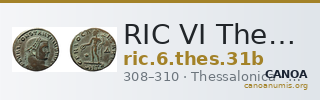 RIC VI Thessalonica 31b — CANOA