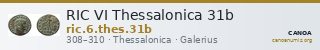RIC VI Thessalonica 31b — CANOA