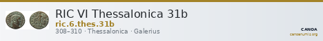 RIC VI Thessalonica 31b — CANOA