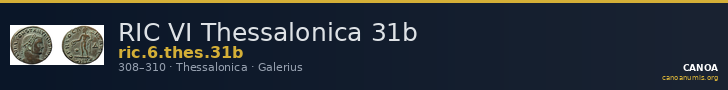 RIC VI Thessalonica 31b — CANOA