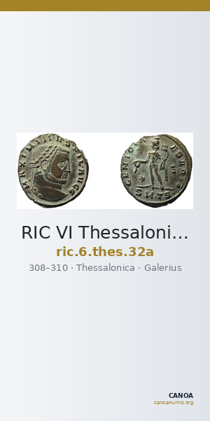 RIC VI Thessalonica 32a — CANOA