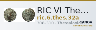RIC VI Thessalonica 32a — CANOA