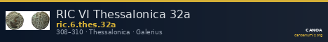 RIC VI Thessalonica 32a — CANOA