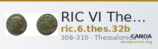 RIC VI Thessalonica 32b — CANOA