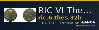 RIC VI Thessalonica 32b — CANOA