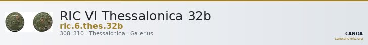 RIC VI Thessalonica 32b — CANOA