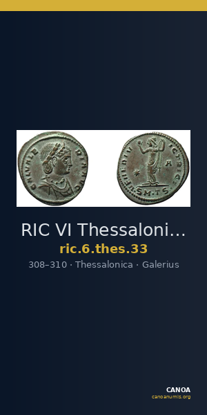 RIC VI Thessalonica 33 — CANOA