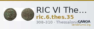 RIC VI Thessalonica 35 — CANOA