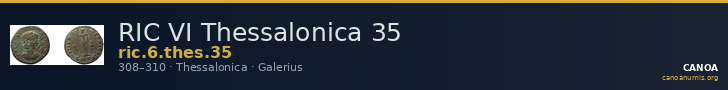 RIC VI Thessalonica 35 — CANOA