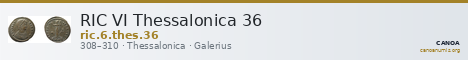 RIC VI Thessalonica 36 — CANOA