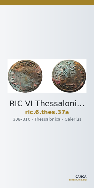 RIC VI Thessalonica 37a — CANOA