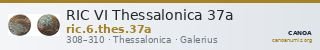 RIC VI Thessalonica 37a — CANOA