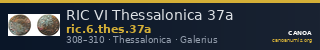 RIC VI Thessalonica 37a — CANOA