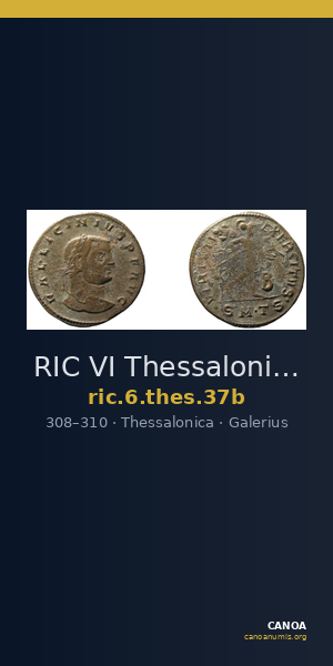 RIC VI Thessalonica 37b — CANOA