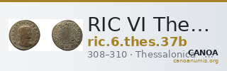 RIC VI Thessalonica 37b — CANOA