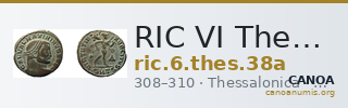 RIC VI Thessalonica 38a — CANOA