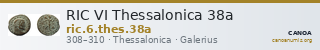 RIC VI Thessalonica 38a — CANOA