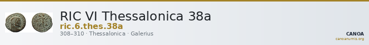 RIC VI Thessalonica 38a — CANOA
