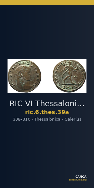 RIC VI Thessalonica 39a — CANOA