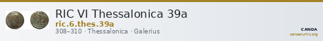 RIC VI Thessalonica 39a — CANOA