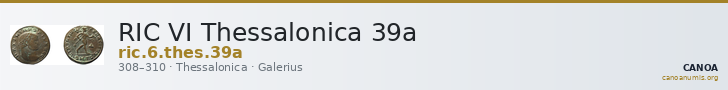 RIC VI Thessalonica 39a — CANOA