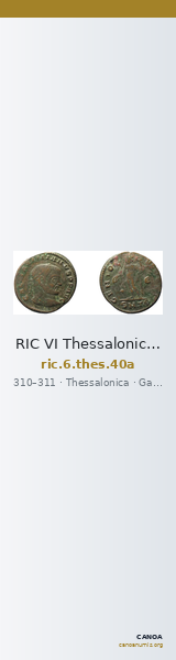 RIC VI Thessalonica 40a — CANOA