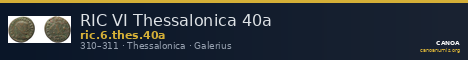 RIC VI Thessalonica 40a — CANOA