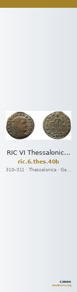 RIC VI Thessalonica 40b — CANOA
