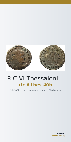 RIC VI Thessalonica 40b — CANOA
