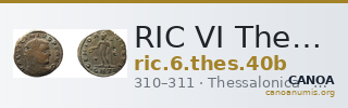 RIC VI Thessalonica 40b — CANOA