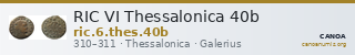 RIC VI Thessalonica 40b — CANOA