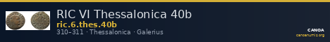 RIC VI Thessalonica 40b — CANOA