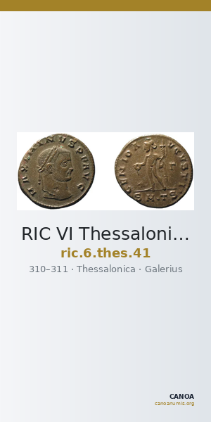 RIC VI Thessalonica 41 — CANOA