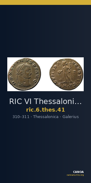 RIC VI Thessalonica 41 — CANOA