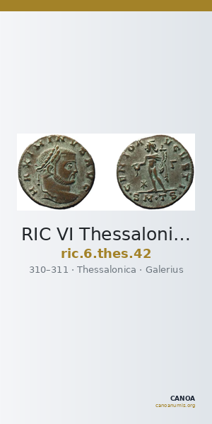 RIC VI Thessalonica 42 — CANOA