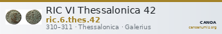 RIC VI Thessalonica 42 — CANOA