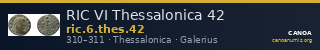 RIC VI Thessalonica 42 — CANOA