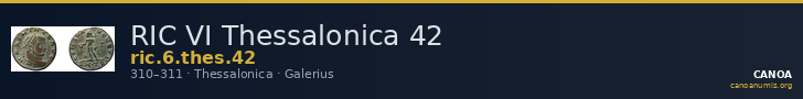 RIC VI Thessalonica 42 — CANOA