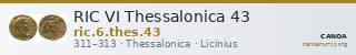 RIC VI Thessalonica 43 — CANOA