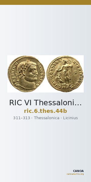 RIC VI Thessalonica 44b — CANOA