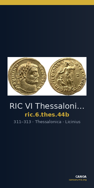 RIC VI Thessalonica 44b — CANOA