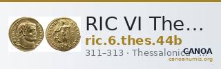 RIC VI Thessalonica 44b — CANOA