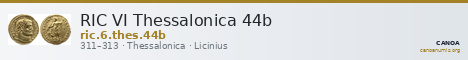 RIC VI Thessalonica 44b — CANOA